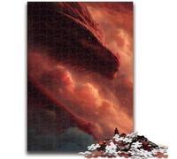Puzzles pour Adultes et Adolescents, 1 000 pièces, Motif Dragon Fantastique, Jeux éducatifs, Anti-Stress, idéal pour la décoration de Bureau, 50x75cm