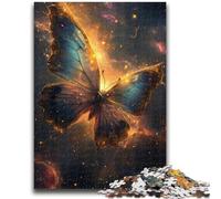 Puzzles pour Adultes et Adolescents, 1 000 pièces, Motif Papillons de la Galaxie, Jeux éducatifs, Anti-Stress, idéal pour la décoration de Bureau, 50x75cm
