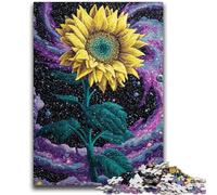 Puzzles pour Adultes et Adolescents, 1 000 pièces, Motif Tournesol Fantastique, Jeu éducatif pour Anniversaire et Noël, à partir de 14 Ans, 26x38cm