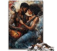 Puzzles pour Adultes et Adolescents, 1 000 pièces, Puzzle Couple Homme, Jeu éducatif pour Anniversaire et Noël, à partir de 14 Ans, 50x75cm