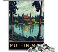Puzzles pour Adultes et Adolescents, 1 000 pièces, « Puzzle Put in Bay », Ohio, pour Jeu éducatif, défi, Jouet, améliorer la mémoire, pour Les 14 Ans, 50x75cm