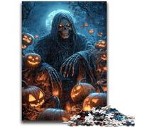 Puzzles pour Adultes et Adolescents, 1 000 pièces, Squelette d'halloween, Jeu éducatif et Stimulant pour Toute la Famille, pour Anniversaire et Noël, 26x38cm
