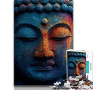 Puzzles pour Adultes et Adolescents, 1 000 pièces, Statues de Bouddha, Aide Le Cerveau à exercer, Jouets addictifs pour cultiver la Patience, décoration Parfaite 50x75cm