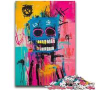 Puzzles pour Adultes et Adolescents, 1 000 pièces, Style Robot Basquiat, Jeux d'activités familiales stimulants, Jouet à Faire soi-même pour décoration Murale de la Maison, Cadeaux (38x26cm)