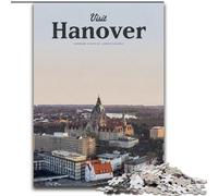 Puzzles pour Adultes et Adolescents, 1 000 pièces, Visite de Hanovre, Jouet éducatif Anti-Stress, idéal comme Cadeau pour Toute la Famille, 50x75cm