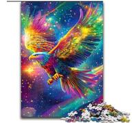 Puzzles pour Adultes et Adolescents, 1000 pièces, Aigle Arc-en-Ciel, Jeu Stimulant, décoration Murale, Cadeaux d'anniversaire et de Noël Uniques (Taille 50x75cm)