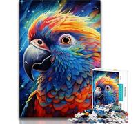 Puzzles pour Adultes et Adolescents 1000 pièces Animaux Oiseaux Perroquets Puzzle 1000 pièces Jouet éducatif Anti-Stress Cadeaux pour Amis et Famille 38x26cm