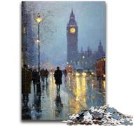 Puzzles pour Adultes et Adolescents 1000 pièces Big Ben, Londres Un Plaisir en Famille idéal comme Cadeau pour Toute la Famille à partir de 14 Ans 26x38cm