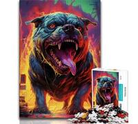 Puzzles pour Adultes et Adolescents, 1000 pièces, bouledogues mécaniques, Anti-Stress, défi Difficile, idéal comme Cadeau pour Toute la Famille (38x26cm)