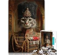 Puzzles pour Adultes et Adolescents 1000 pièces Chat d'une Famille aristocratique,Jeux éducatifs,Chaque pièce est Unique - Jeu Familial Stimulant et Amusant adapté aux Enfants de 14 Ans et Plus