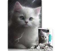 Puzzles pour Adultes et Adolescents 1000 pièces Chat Fantastique, Jouet éducatif Anti-Stress, idéal comme Cadeau pour Toute la Famille (75x50cm)