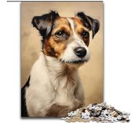 Puzzles pour Adultes et Adolescents 1000 pièces Chien Décompressant Intellectuel Jouet Éducatif Cadeaux Secret du Père Noël 50x75cm