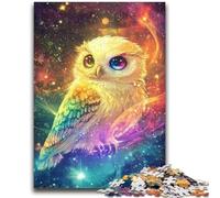 Puzzles pour Adultes et Adolescents 1000 pièces Chouette Fantastique 1000 pièces pour Adultes, Jouet éducatif Anti-Stress, Cadeaux pour Amis et Famille (75x50cm)