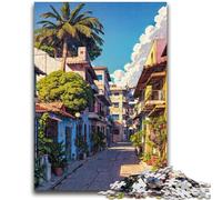 Puzzles pour Adultes et Adolescents 1000 pièces de Style Japonais Stimulez Votre Cerveau Jouets addictifs pour cultiver la Patience Convient aux Couples 50x75cm