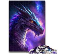 Puzzles pour Adultes et Adolescents 1000 pièces Dragon Cosmique pour Les 14 Ans et Plus Jouet éducatif intellectuel décompressant Excellent Cadeau 50x75cm