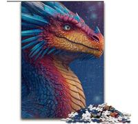 Puzzles pour Adultes et Adolescents, 1000 pièces, Dragon mystérieux, Jouet éléphant, Jeu intellectuel, Cadeau d'anniversaire, décoration Murale pour Les 14 Ans et Plus (Taille 26x38cm)