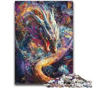 Puzzles pour Adultes et Adolescents 1000 pièces Fantasy Dragon Relax Games Jeu éducatif pour Anniversaire, Noël pour et jusqu'à 14 Ans 50x75cm