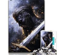 Puzzles pour Adultes et Adolescents, 1000 pièces, Fantasy Knight, Aide Le Cerveau à exercer des Jouets addictifs pour cultiver la Patience, décoration Parfaite (75x50cm)