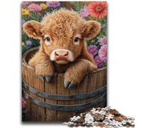 Puzzles pour Adultes et Adolescents 1000 pièces Farm Yak pour Les 14 Ans et Plus Beau Jeu de Conception Beau Jeu de Conception Superbe Cadeau 50x75cm