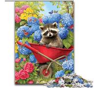 Puzzles pour Adultes et Adolescents 1000 pièces Ferme Raton Laveur, Jouet éducatif et décompressant, idéal comme Cadeau pour Toute la Famille (Taille 26x38cm)