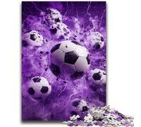 Puzzles pour Adultes et Adolescents 1000 pièces Football Anti-Stress Défi Difficile À Offrir en Cadeau à Toute la Famille 50x75cm