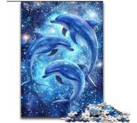 Puzzles pour Adultes et Adolescents 1000 pièces Galaxy Dolphin, Jeu éducatif et Stimulant pour améliorer la mémoire (à partir de 14 Ans) (Taille 26x38cm)