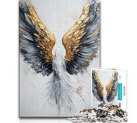 Puzzles pour Adultes et Adolescents, 1000 pièces, Golden Angel, pour stimuler Le Cerveau, Jouets addictifs pour cultiver la Patience, décoration Parfaite (75x50cm)