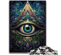Puzzles pour Adultes et Adolescents 1000 pièces Œil du Démon pour Les 14 Ans et Plus Beau Jeu de Conception Superbe Jeu de Conception Superbe Cadeau 50x75cm