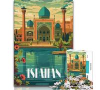 Puzzles pour Adultes et Adolescents 1000 pièces Ispahan Beauty, Jeux éducatifs, décoration d'intérieur, Jeu éducatif pour Anniversaire, Noël (38x26cm)