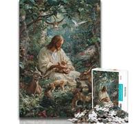 Puzzles pour Adultes et Adolescents 1000 pièces La Croix de Jésus, Difficile à compléter mais Amusant et Humoristique, Cadeau d'anniversaire, Cadeaux, Art Mural 38x26cm