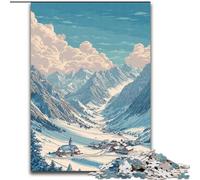 Puzzles pour Adultes et Adolescents 1000 pièces Lech Am Arlberg Art, Jeu Stimulant et Jeu Familial avec des pièces entièrement emboîtables de Formes aléatoires (Taille 26x38cm)