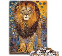 Puzzles pour Adultes et Adolescents 1000 pièces Lion Art pour Les 14 Ans et Plus Beau Jeu de Conception Beau Jeu de Conception Superbe Cadeau 50x75cm