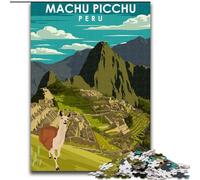 Puzzles pour Adultes et Adolescents 1000 pièces Machu Picchu Pérou Voyage Aide Le Cerveau à exercer des Jouets addictifs pour cultiver la Patience Cadeau pour Les Anniversaires (38x26cm) 1000 pièces