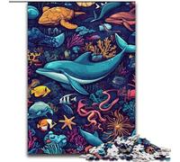 Puzzles pour Adultes et Adolescents 1000 pièces Monde Animal Marin, Jouet éducatif et décompressant, idéal comme Cadeau pour Toute la Famille (Taille 50x75cm)