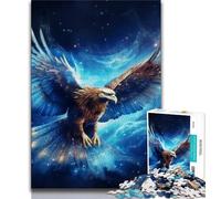 Puzzles pour Adultes et Adolescents, 1000 pièces, Motif Aigle, Anti-Stress, Difficile à Imaginer, idéal comme Cadeau pour Toute la Famille (75x50cm)