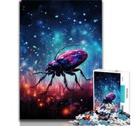 Puzzles pour Adultes et Adolescents, 1000 pièces, Motif étoile et scarabée, Anti-Stress, défi Difficile, idéal comme Cadeau pour Toute la Famille (38x26cm)