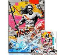 Puzzles pour Adultes et Adolescents, 1000 pièces, Motif Graffiti de Film, Difficiles à réaliser, Amusants et Humoristiques, Cadeaux d'anniversaire et Cadeaux Uniques (75x50cm)