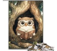 Puzzles pour Adultes et Adolescents, 1000 pièces, Motif Hibou Fantastique, idéal comme Cadeau pour Toute la Famille à partir de 14 Ans (Taille 26x38cm)
