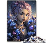 Puzzles pour Adultes et Adolescents 1000 pièces Mystérieuse Elfe Fille Amusement en Famille Idéal comme Cadeau pour Toute la Famille à partir de 14 Ans 26x38cm