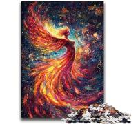 Puzzles pour Adultes et Adolescents 1000 pièces Mystérieuse Fille Phénix Jeu Stimulant et Jeu Familial Idéal comme Cadeau pour Toute la Famille 26x38cm