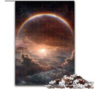 Puzzles pour Adultes et Adolescents 1000 pièces Nuage Arc-en-Ciel, Jouets éducatifs et Anti-Stress, Interaction Parent-Enfant (Taille 50x75cm)