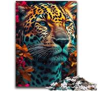 Puzzles pour Adultes et Adolescents 1000 pièces Orange Close Up Jaguar Family Fun pour est idéal comme Cadeau pour Toute la Famille à partir de 14 Ans 50x75cm