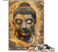 Puzzles pour Adultes et Adolescents, 1000 pièces, Peinture à l'huile Bouddha, Jouets de Divertissement Familial, idéal comme Cadeau pour Toute la Famille à partir de 14 Ans (Taille 26x38cm)