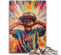 Puzzles pour Adultes et Adolescents 1000 pièces psychédéliques pour Enfants, Jouets de Divertissement Familial, Jeu éducatif pour Anniversaire et Noël, à partir de 14 Ans, 26x38cm