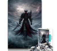 Puzzles pour Adultes et Adolescents, 1000 pièces, Puissant Chevalier médiéval, Anti-Stress, défi Difficile, idéal comme Cadeau pour Toute la Famille (38x26cm)