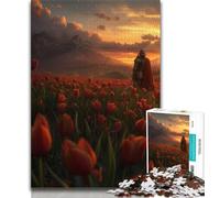 Puzzles pour Adultes et Adolescents, 1000 pièces, Puissant Chevalier médiéval, Anti-Stress, défi Difficile, idéal comme Cadeau pour Toute la Famille (75x50cm)