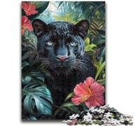 Puzzles pour Adultes et Adolescents 1000 pièces Puzzle Floral Fox Aide Le Cerveau à exercer des Jouets addictifs pour cultiver la Patience Convient aux Couples 26x38cm