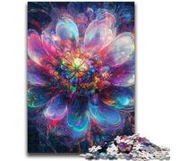 Puzzles pour Adultes et Adolescents 1000 pièces Puzzle Lotus psychédélique pour 14 Ans et Plus Difficile à Terminer mais Amusant et Humoristique Cadeau d'anniversaire 38x26cm