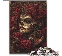 Puzzles pour Adultes et Adolescents, 1000 pièces, Reine des squelettes, Jouets de Divertissement Familial, idéal comme Cadeau pour Toute la Famille à partir de 14 Ans (Taille 50x75cm)