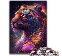 Puzzles pour Adultes et Adolescents 1000 pièces Spirit Tiger pour Les 14 Ans et Plus Jouet éducatif intellectuel décompressant Excellent Cadeau 38x26cm